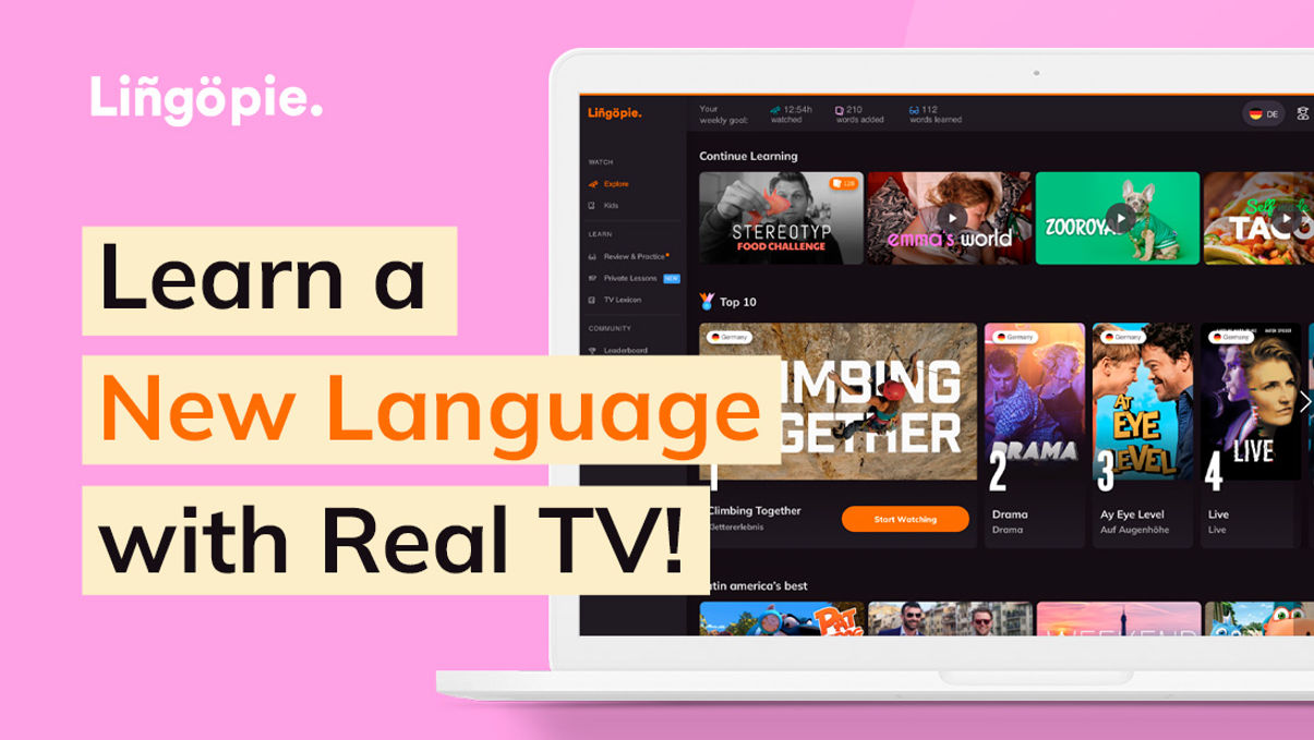 Learn a new language with real TV on Lingopie — try it free